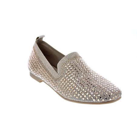 Mocasines La Strada zapatos Mujer modelo 2001004 Oro 