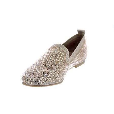 Mocasines La Strada zapatos Mujer modelo 2001004 Oro 