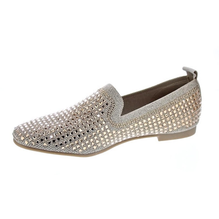 Mocasines La Strada zapatos Mujer modelo 2001004 Oro 