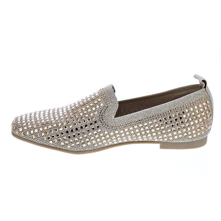 Mocasines La Strada zapatos Mujer modelo 2001004 Oro 