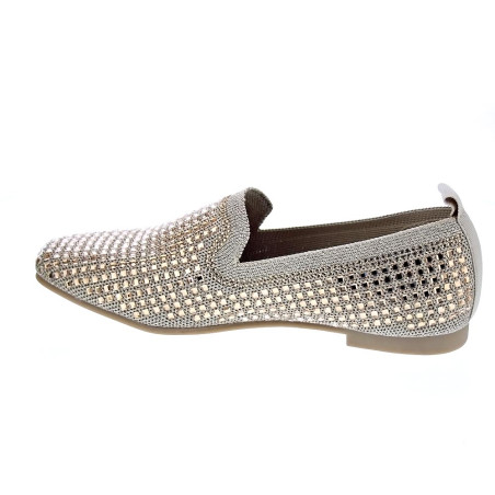 Mocasines La Strada zapatos Mujer modelo 2001004 Oro 