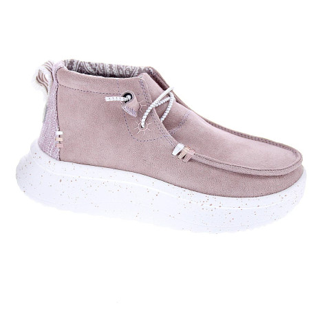 Botines Hey Dude zapatos Mujer modelo Wendy Peak Rosa 