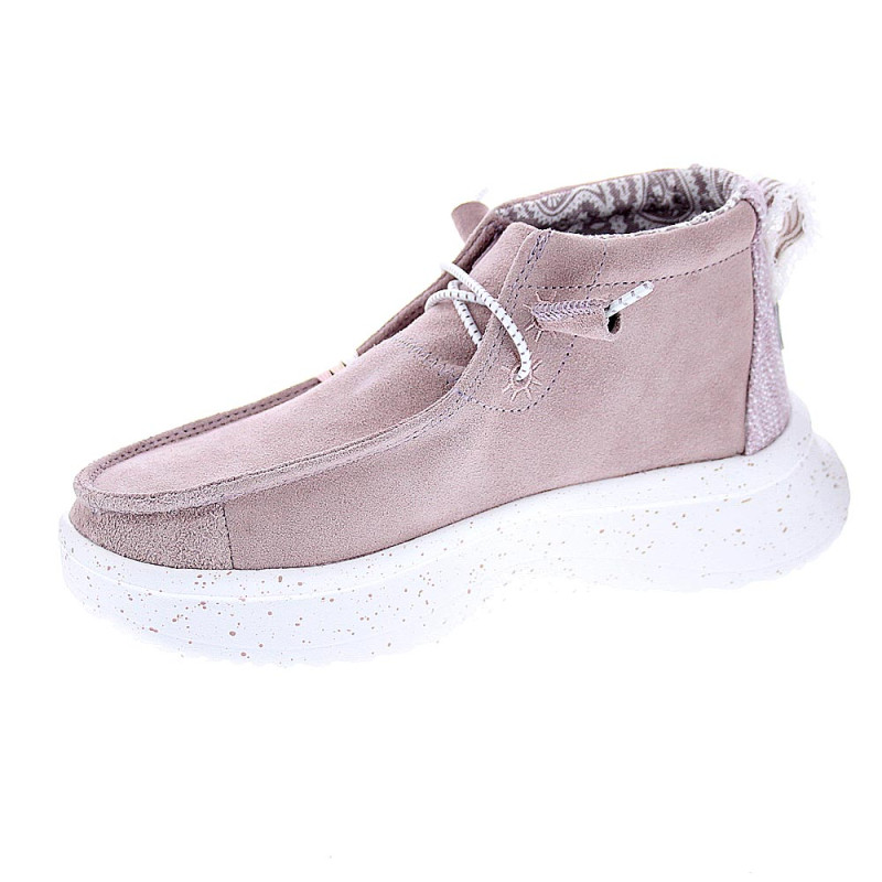 Botines Hey Dude zapatos Mujer modelo Wendy Peak Rosa 