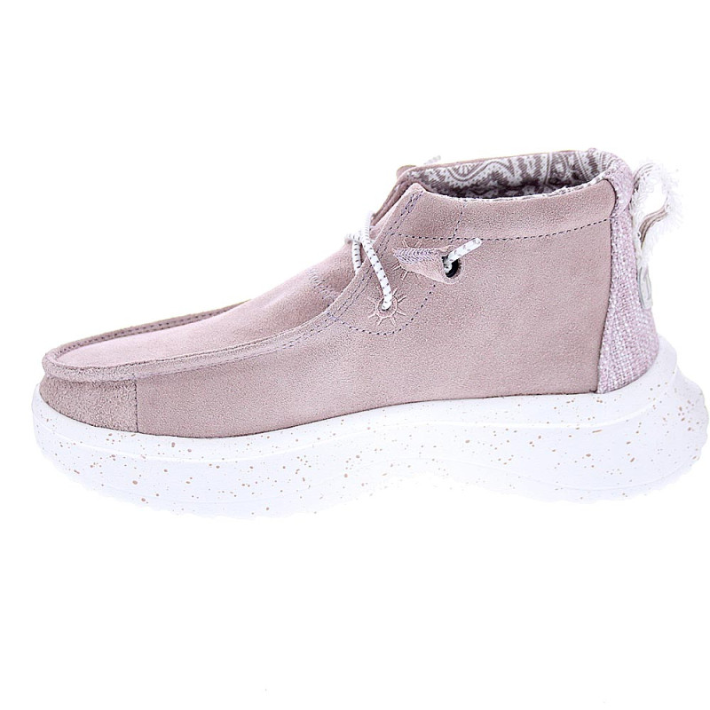 Botines Hey Dude zapatos Mujer modelo Wendy Peak Rosa 