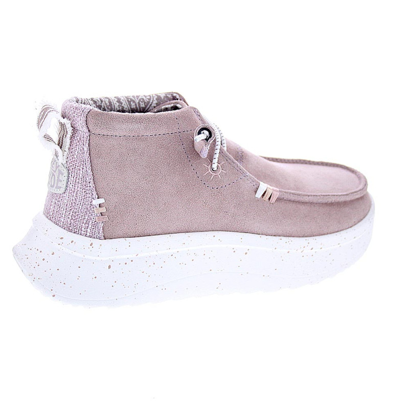 Botines Hey Dude zapatos Mujer modelo Wendy Peak Rosa 