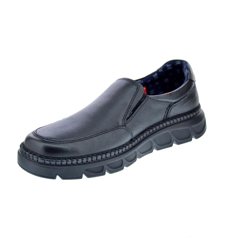 Mocasines Callaghan zapatos Hombre modelo 55101 Negro 