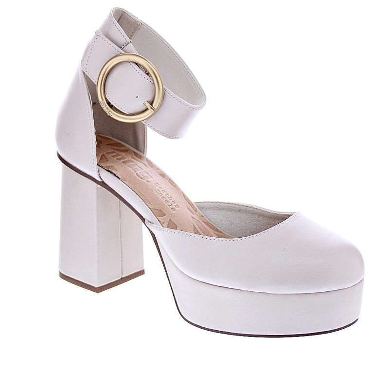 Zapatos tacón Mtng zapatos Mujer modelo Sindy Beige 