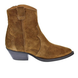 Botines Alpe zapatos Mujer modelo 20721101 Marrón Cremallera