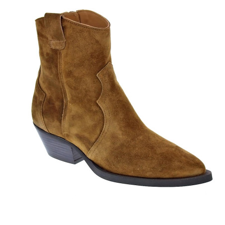 Botines Alpe zapatos Mujer modelo 20721101 Marrón Cremallera