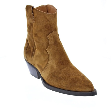 Botines Alpe zapatos Mujer modelo 20721101 Marrón Cremallera