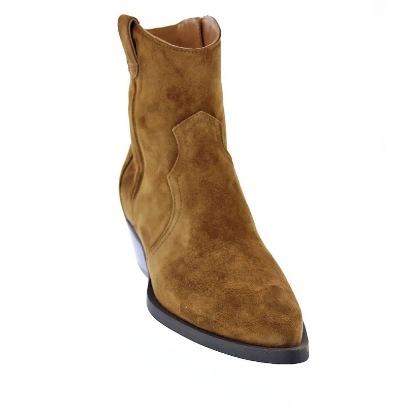 Botines Alpe zapatos Mujer modelo 20721101 Marrón Cremallera