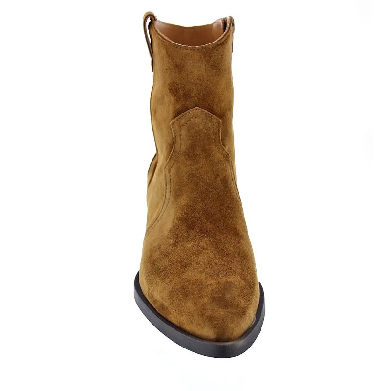 Botines Alpe zapatos Mujer modelo 20721101 Marrón Cremallera