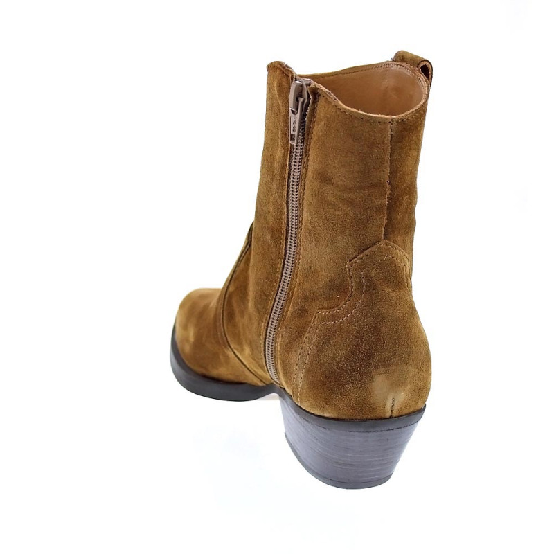 Botines Alpe zapatos Mujer modelo 20721101 Marrón Cremallera