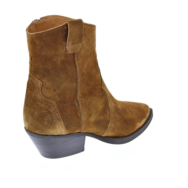 Botines Alpe zapatos Mujer modelo 20721101 Marrón Cremallera