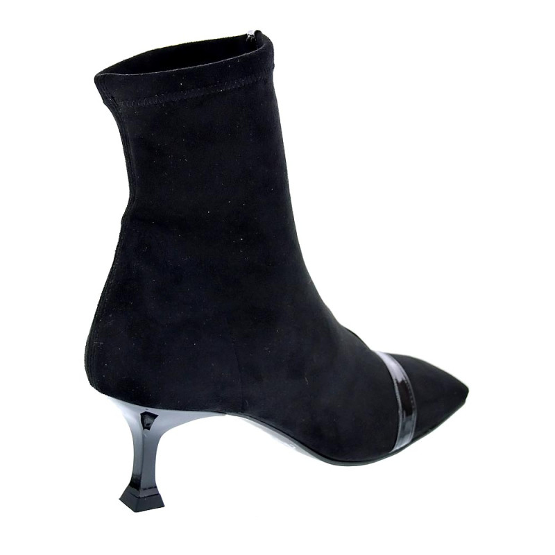 Botines Miss Elastic zapatos Mujer modelo 77625 Negro 