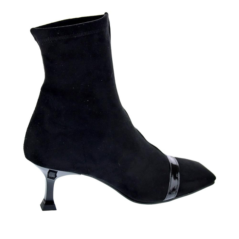 Botines Miss Elastic zapatos Mujer modelo 77625 Negro 