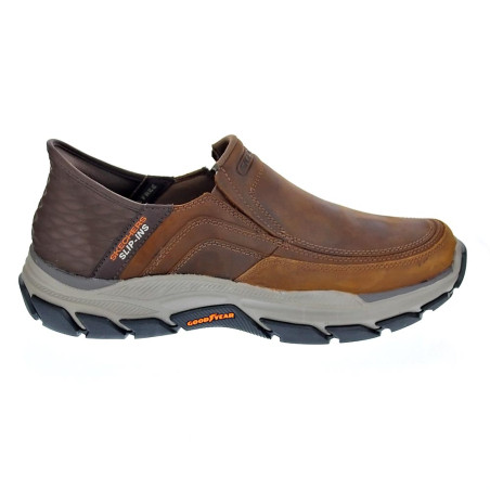 Mocasines Skechers zapatos Hombre modelo Slip-ins Usa Marrón 