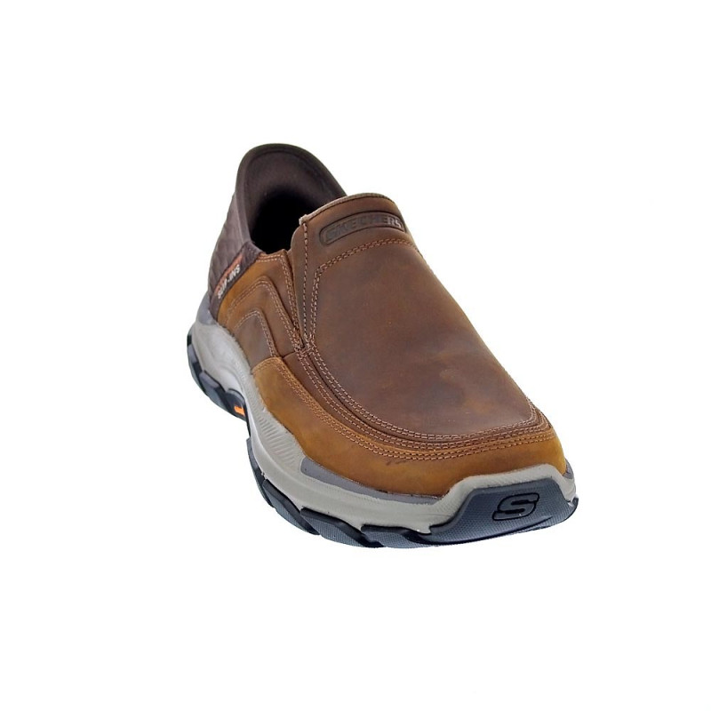 Mocasines Skechers zapatos Hombre modelo Slip-ins Usa Marrón 