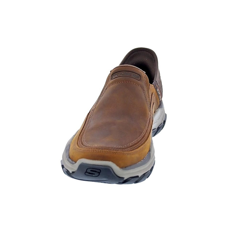 Mocasines Skechers zapatos Hombre modelo Slip-ins Usa Marrón 