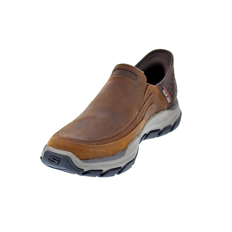 Mocasines Skechers zapatos Hombre modelo Slip-ins Usa Marrón 