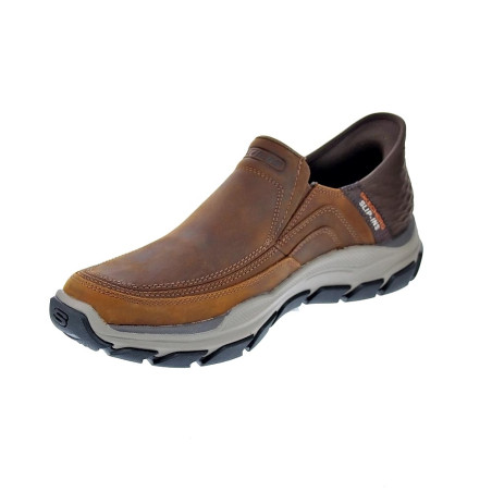 Mocasines Skechers zapatos Hombre modelo Slip-ins Usa Marrón 
