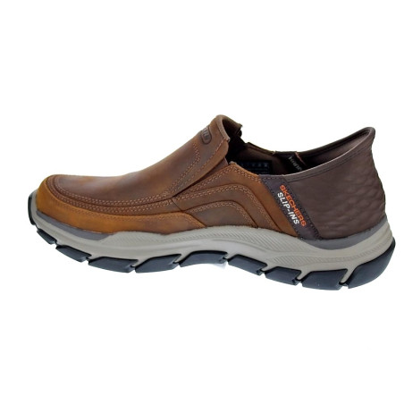 Mocasines Skechers zapatos Hombre modelo Slip-ins Usa Marrón 