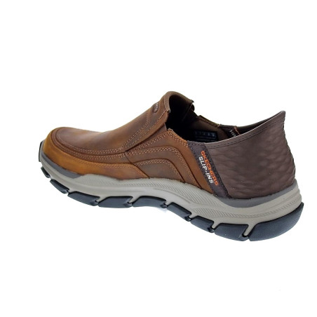 Mocasines Skechers zapatos Hombre modelo Slip-ins Usa Marrón 