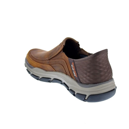 Mocasines Skechers zapatos Hombre modelo Slip-ins Usa Marrón 