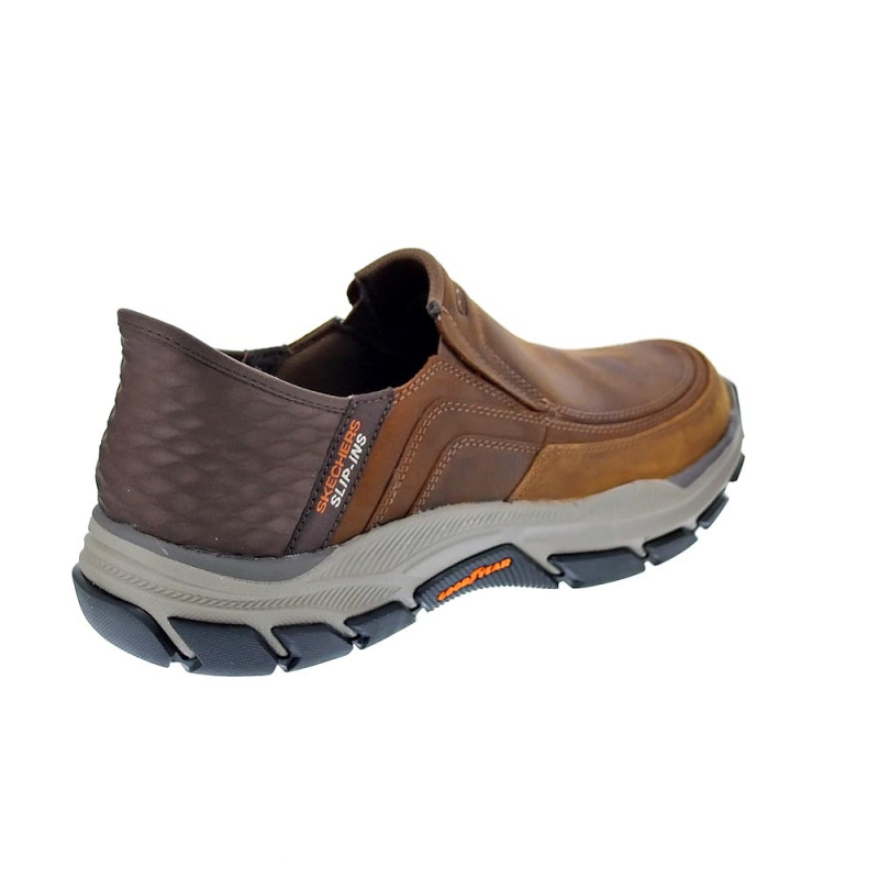 Mocasines Skechers zapatos Hombre modelo Slip-ins Usa Marrón 