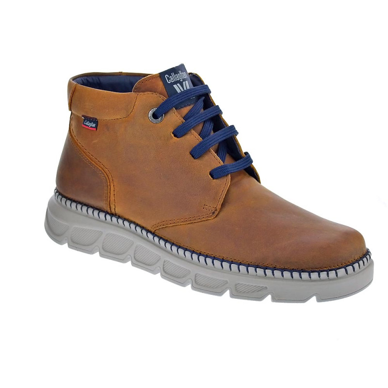 Botines Callaghan zapatos Hombre modelo 55103 Marrón 