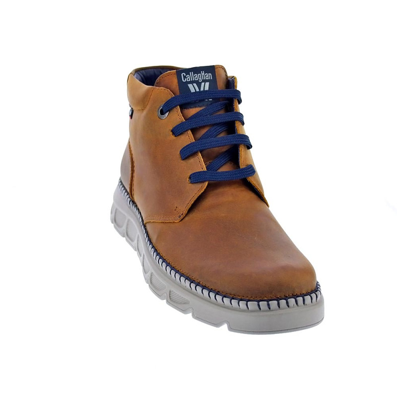 Botines Callaghan zapatos Hombre modelo 55103 Marrón 