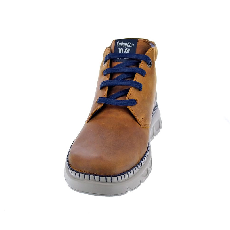 Botines Callaghan zapatos Hombre modelo 55103 Marrón 
