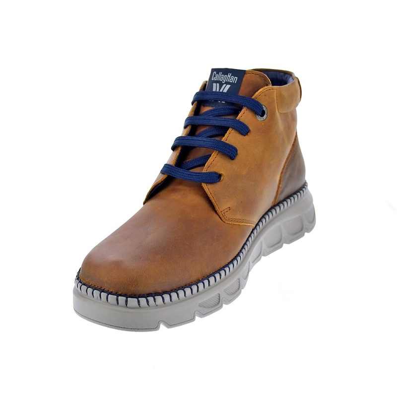 Botines Callaghan zapatos Hombre modelo 55103 Marrón 
