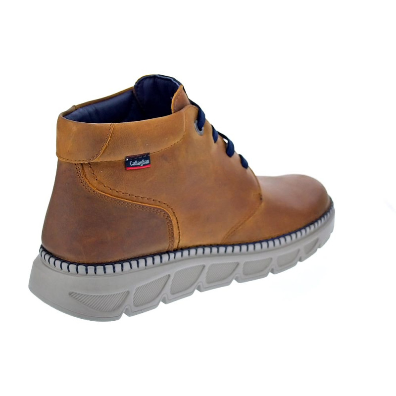 Botines Callaghan zapatos Hombre modelo 55103 Marrón 