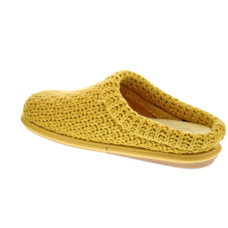 Pantuflas Toni Pons zapatos Mujer modelo Domi Amarillo 