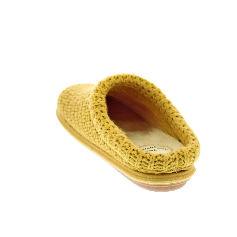 Pantuflas Toni Pons zapatos Mujer modelo Domi Amarillo 