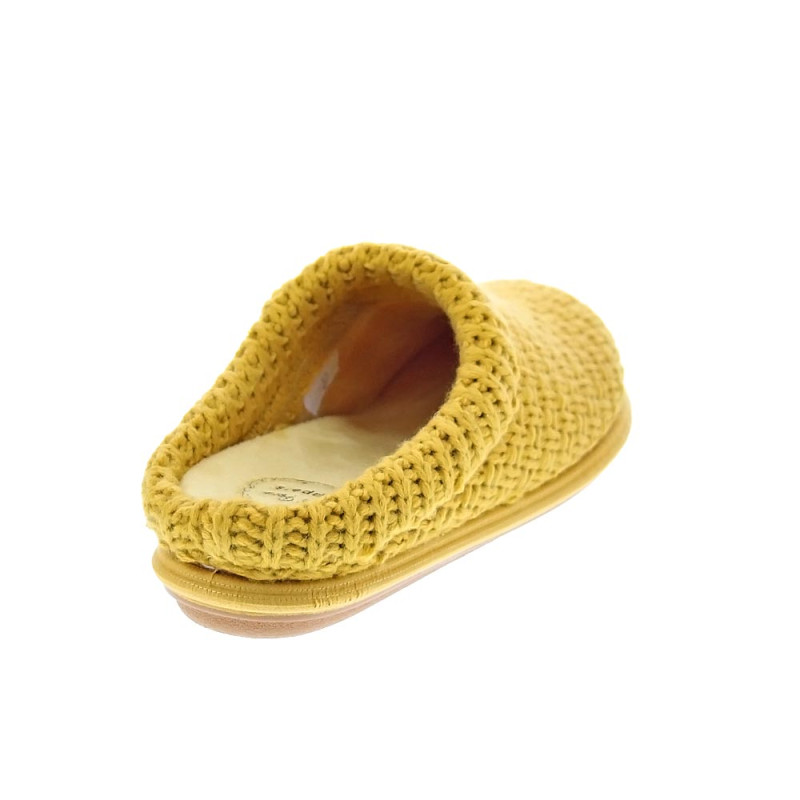 Pantuflas Toni Pons zapatos Mujer modelo Domi Amarillo 