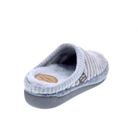 Pantuflas Toni Pons zapatos Mujer modelo Malu Gris 