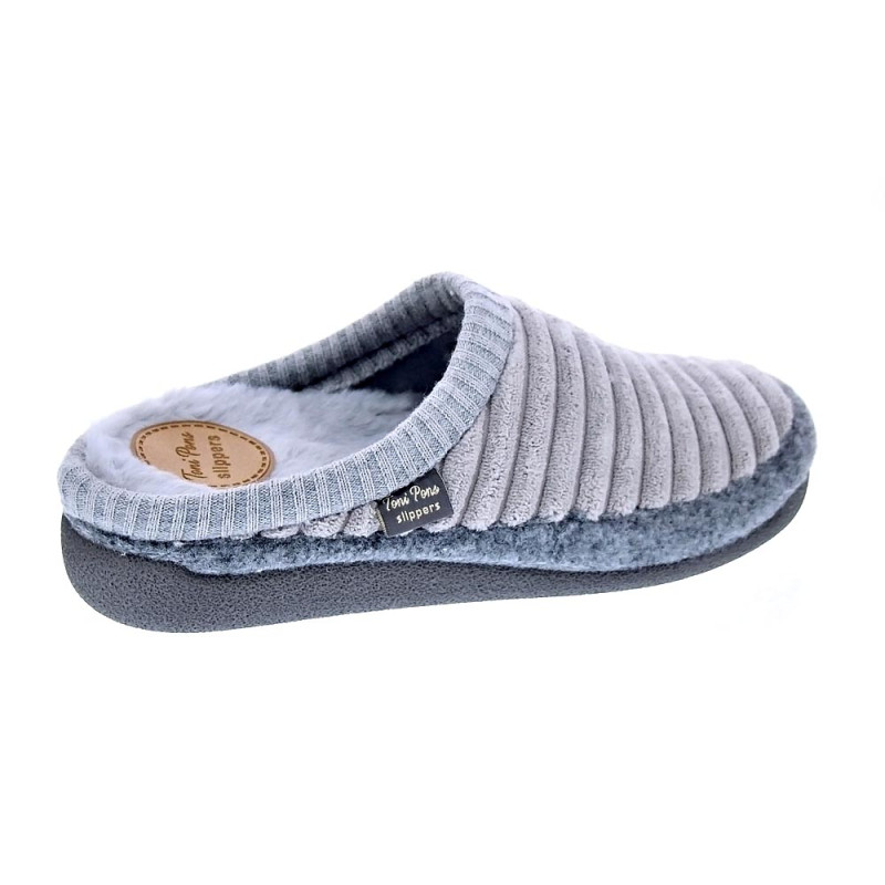 Pantuflas Toni Pons zapatos Mujer modelo Malu Gris 