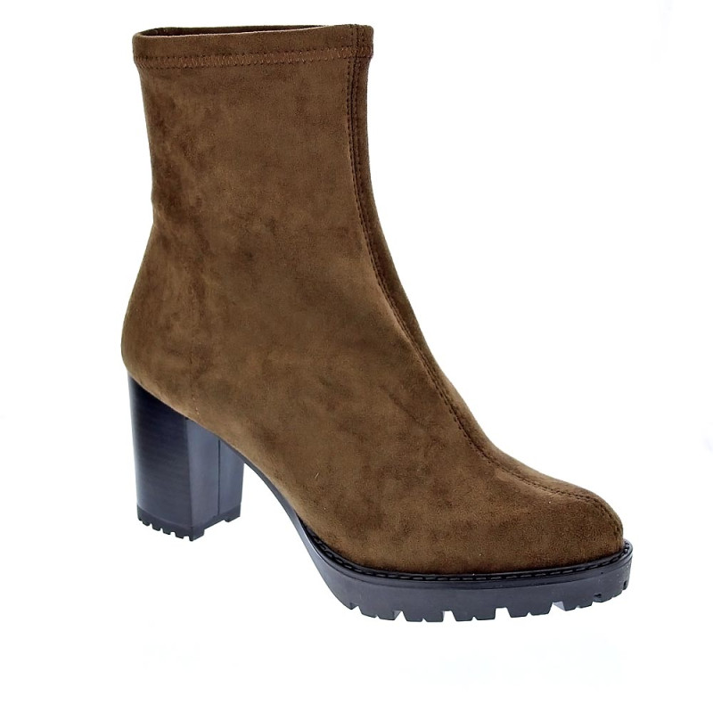 Botines Miss Elastic zapatos Mujer modelo 77673 Marrón 