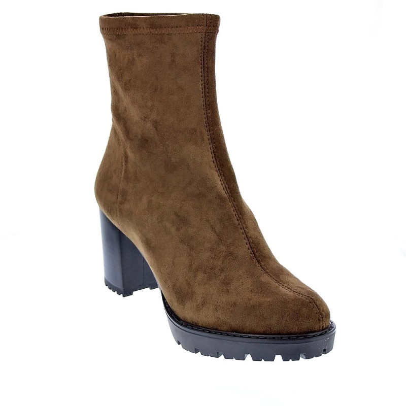 Botines Miss Elastic zapatos Mujer modelo 77673 Marrón 