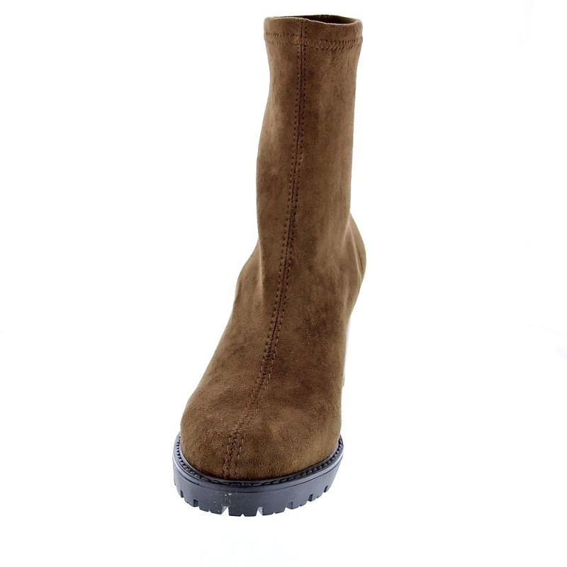 Botines Miss Elastic zapatos Mujer modelo 77673 Marrón 