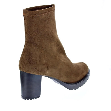 Botines Miss Elastic zapatos Mujer modelo 77673 Marrón 