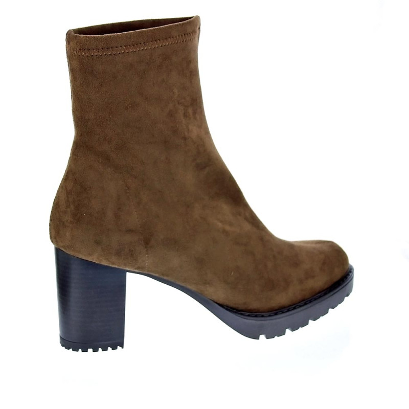 Botines Miss Elastic zapatos Mujer modelo 77673 Marrón 