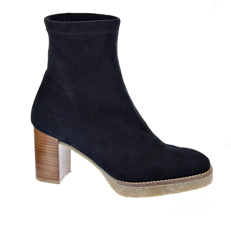 Botines Miss Elastic zapatos Mujer modelo 77162 Negro 