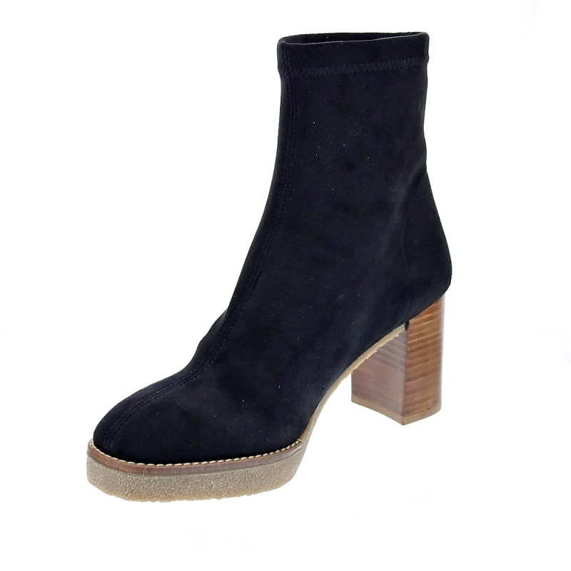 Botines Miss Elastic zapatos Mujer modelo 77162 Negro 