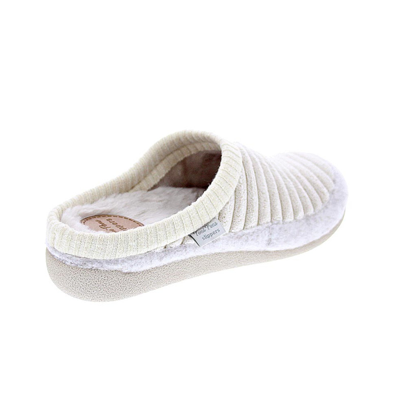 Pantuflas Toni Pons zapatos Mujer modelo Malu Beige 