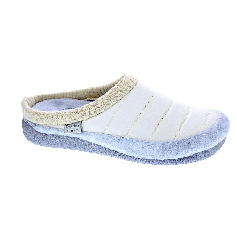 Pantuflas Toni Pons zapatos Mujer modelo Mora Blanco 