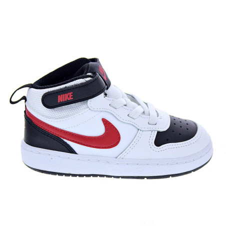 Zapatillas botas Nike zapatos Niño modelo Court Borought Blanco 