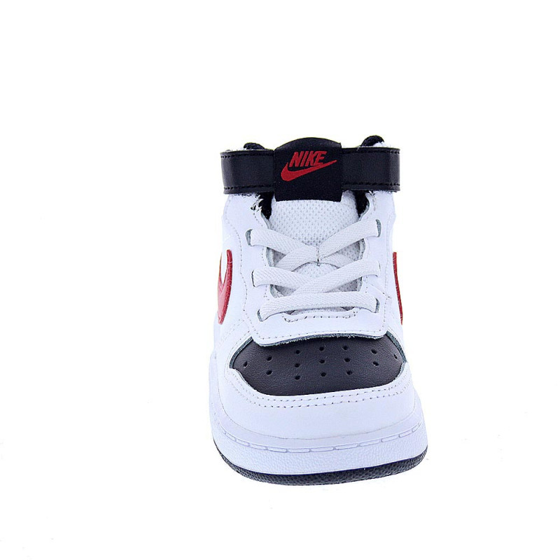 Zapatillas botas Nike zapatos Niño modelo Court Borought Blanco 